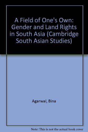 A field of one's own: gender and land rights in South Asia