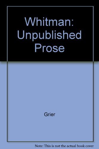 Notebooks and unpublished prose manuscripts, Vol. 4