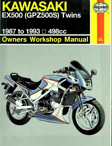 Haynes Kawasaki EX500 (GPZ500S) Owners Workshop Manual