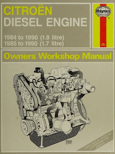 Haynes Citroën Diesel Engine Owners Workshop Manual