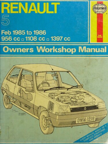 Haynes Renault 5 Owners Workshop Manual