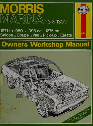 Haynes Morris Marina 1.3 & 1300 Owners Workshop Manual