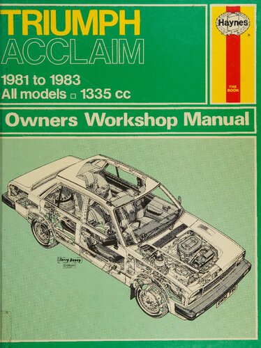Haynes Triumph Acclaim Owners Workshop Manual