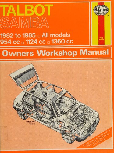 Haynes Talbot Samba Owners Workshop Manual