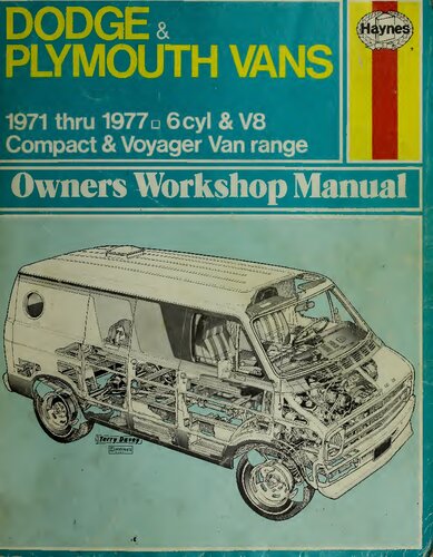 Haynes Dodge & Plymouth Vans 1971 thru 1977 Owners Workshop Manual