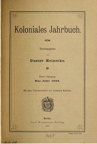 Koloniales Jahrbuch