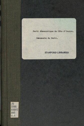 Documents du Parti. Le quatrieme seminaire des secretaires generaux