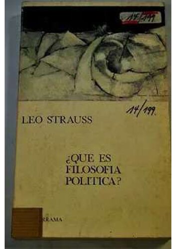 ¿Qué es filosofía política?