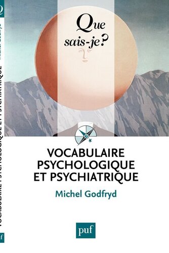 Vocabulaire psychologique et psychiatrique