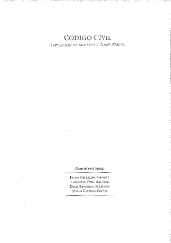 Código civil: Exposición de motivos y comentarios (Tomo IV)