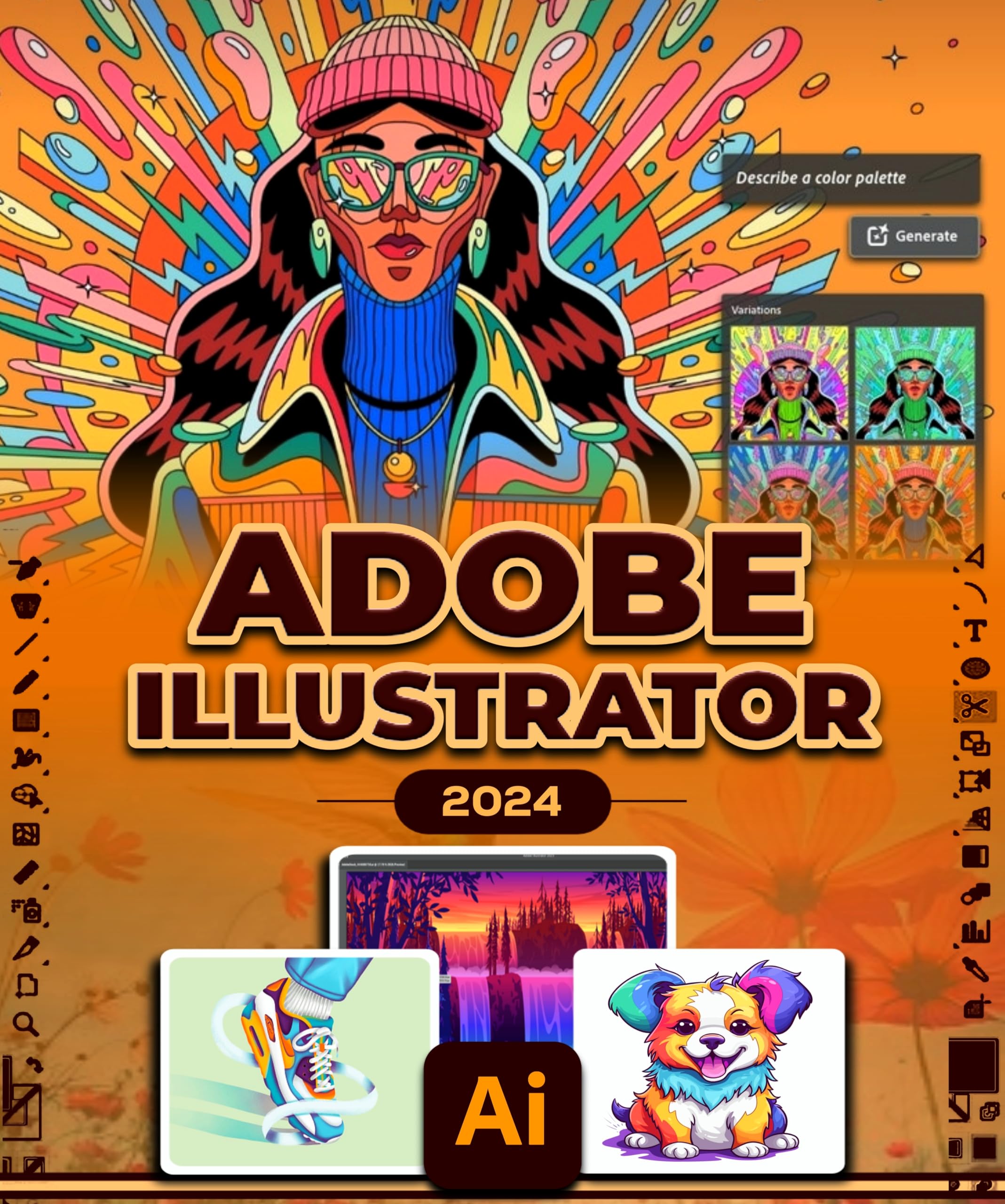 Adobe Illustrator 2024: Digital Designs & Illustrations Mastery Course for Beginners, Seniors and Professionals