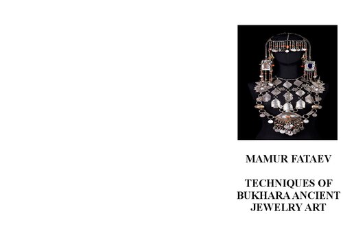 Techniques of Bukhara Ancient Jewelry Art