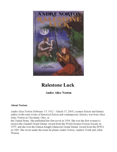The Ralestone Luck