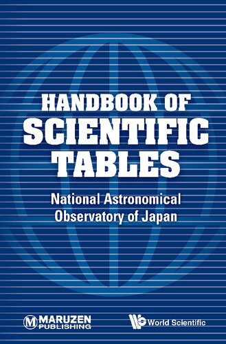 Handbook of Scientific Tables
