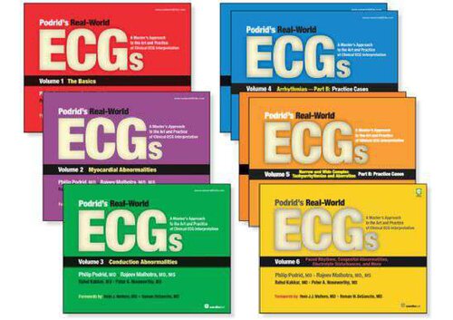 Podrid's Real-World ECGs: A Master's Approach to the Art and Practice of Clinical ECG Interpretation all Volumes, Myocardial Abnormalities Philip Podrid, Philip Podrid, Rajeev Malhotra, Rahul Kakkar, Peter A. Noseworthy