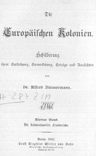 Die Kolonialpolitik Frankreichs