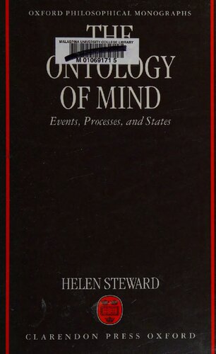 The Ontology of Mind: Events, Processes, and States