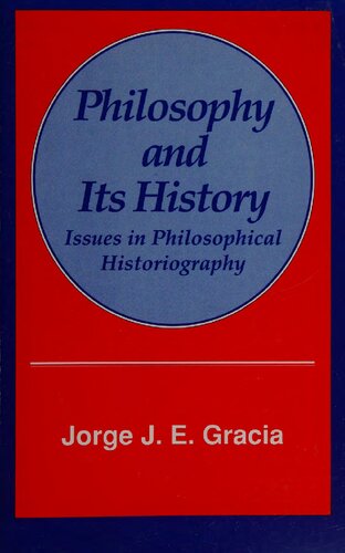Philosophy and its History: Issues in Philosophical Historiography