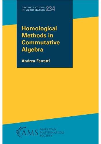 Homological Methods in Commutative Algebra