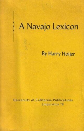 A Navajo Lexicon