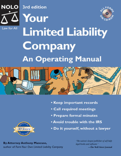 Your Limited Liability Company: An Operating Manual