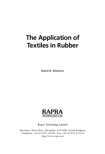 The Application of Textiles in Rubber