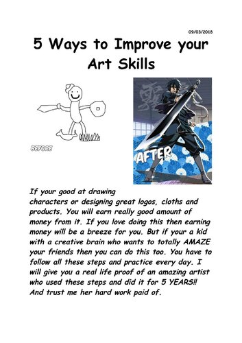 5 ways to improve your art skills