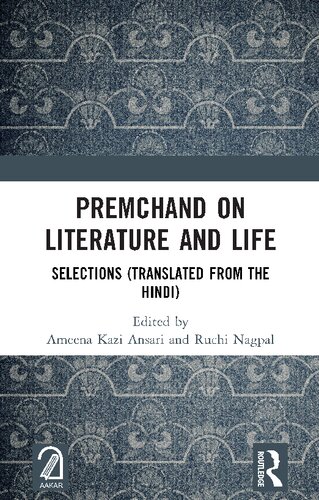 Premchand on Literature and Life: Selections (Translated from the Hindi)