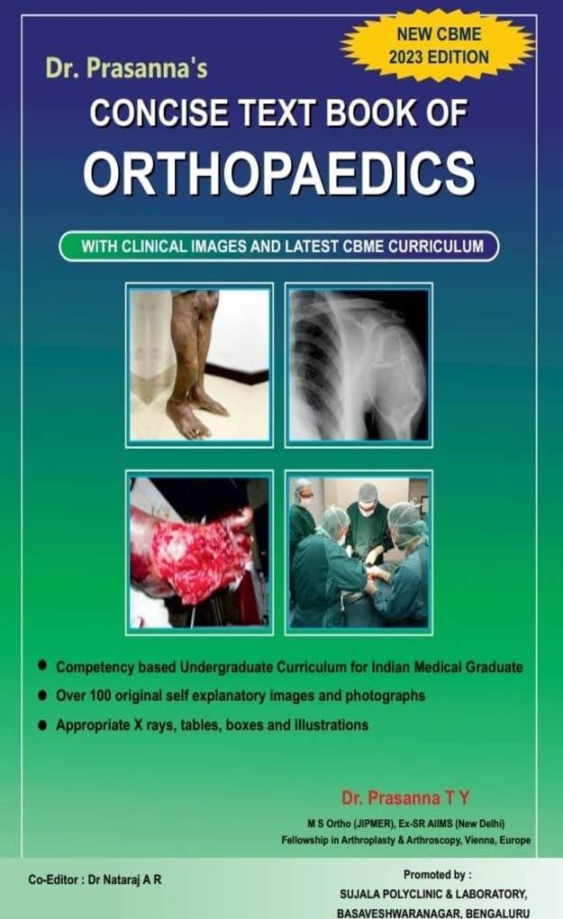 CONCISE TEXTBOOK OF ORTHOPAEDICS: CBME CURRICULUM-2023