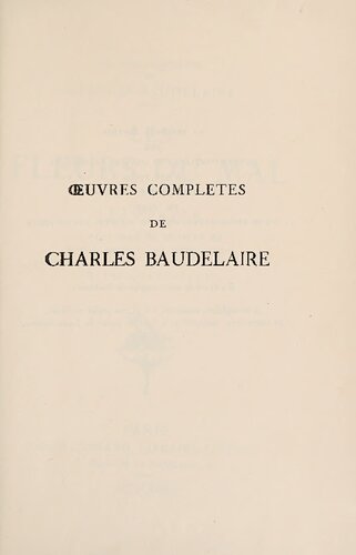 Les fleurs du mal. Les épaves