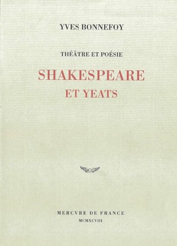 Shakespeare et Yeats