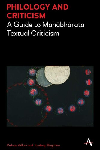 Philology and Criticism: A Guide to Mahābhārata Textual Criticism