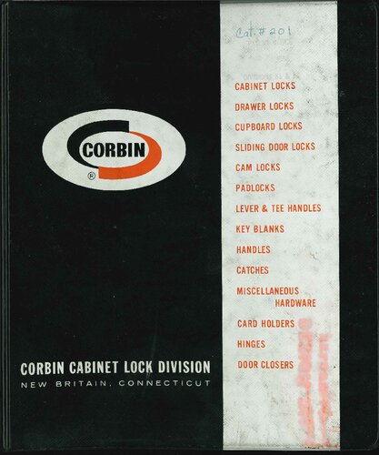 Corbin Cabinet Locks 1964 Catalog