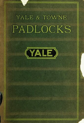 Yale & Towne Padlocks Catalog 1908
