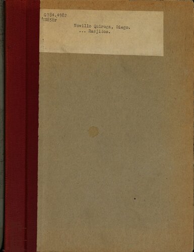 Rasjidos: (canciones criollas)