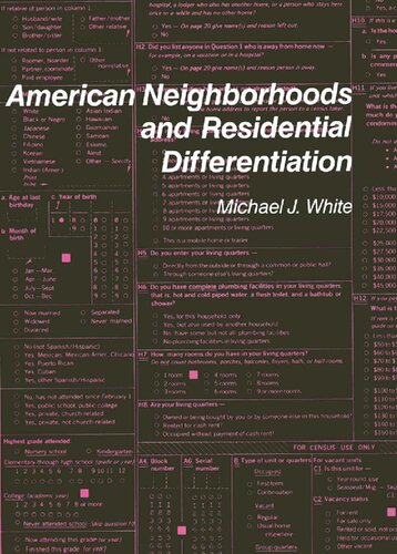 American Neighborhoods and Residential Differentiation (Russell Sage Foundation Census Series)