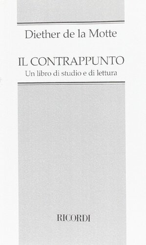 Il contrappunto. Un libro da leggere e da studiare