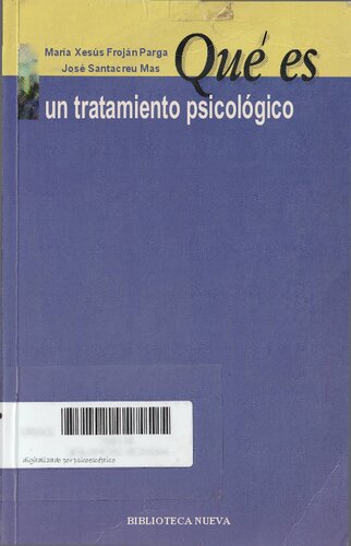 Qué es un tratamiento Psicológico