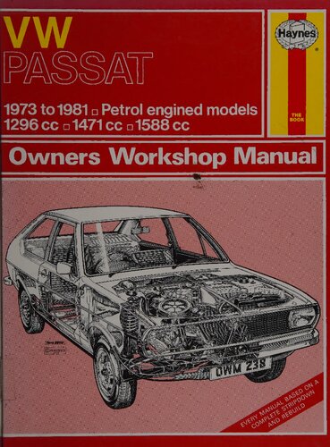 Haynes Volkswagen Passat 1973 to 1981 Owners Workshop Manual