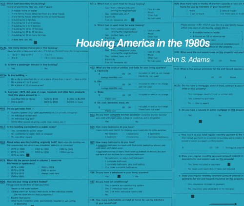 Housing America in the 1980s (Russell Sage Foundation Census Series)