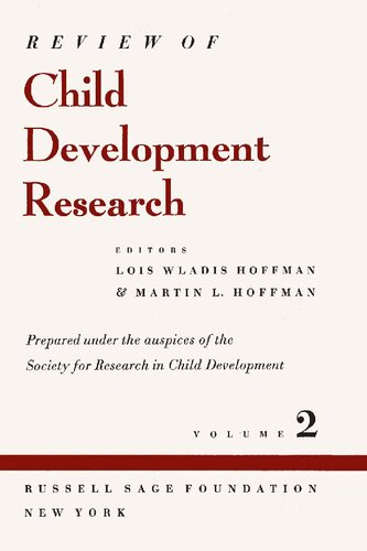 Review of Child Development Research: Volume 2