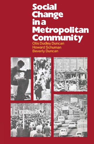 Social Change in a Metropolitan Community