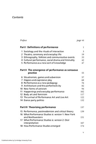 The Cambridge Introduction to Performance Theory