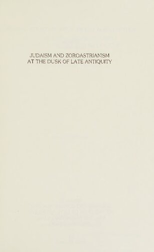 Judaism, Christianity, and Zoroastrianism in Talmudic Babylonia