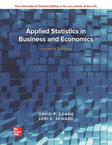 ISE Applied Statistics in Business and Economics