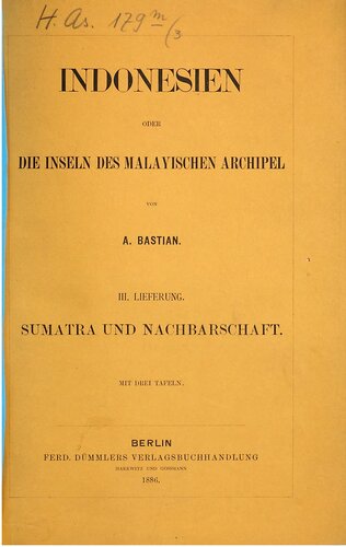 Sumatra und Nachbarschaft