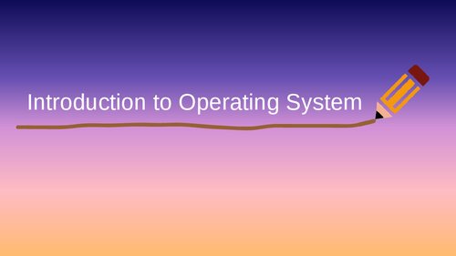 BCA 4th sem operating system unit 1 ppt slides