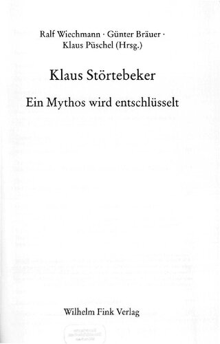 Klaus Störtebeker : Ein Mythos wird entschlüsselt
