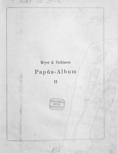 Album von Papua-Typen. Nord Neu Guinea, Bismarck Archipel, Deutsche Salomo Inseln