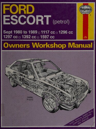 Haynes Ford Escort 1980 to 1989 Owners Workshop Manual